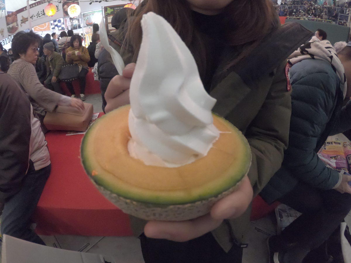 メロンソフトクリーム