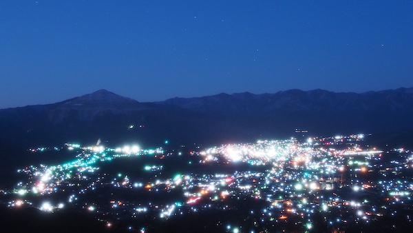 秩父の美の山公園に夜景を撮影しに行ってきました